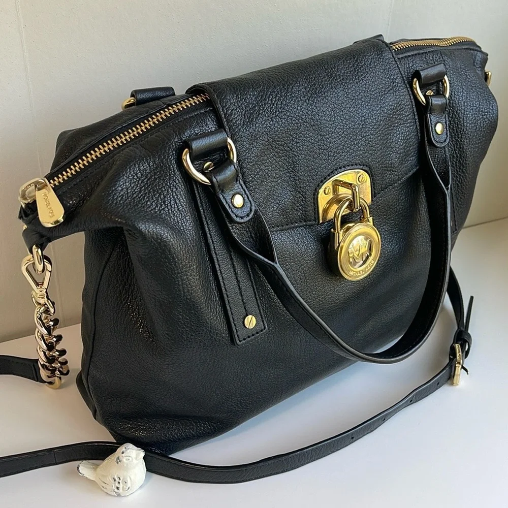 Michael Kors Genuine Leather Satchel Crossbody